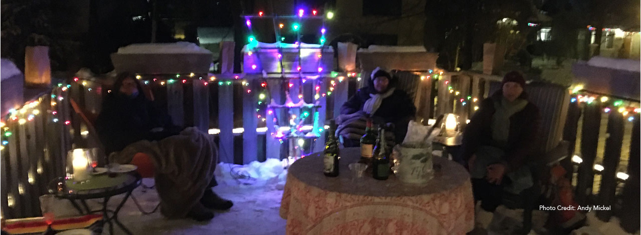 Mew Year's Eve Luminarias, Prospect Park Minneapolis