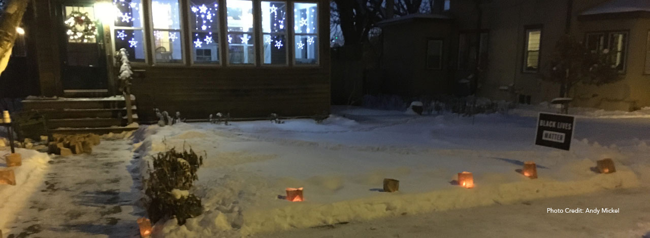 Mew Year's Eve Luminarias, Prospect Park Minneapolis